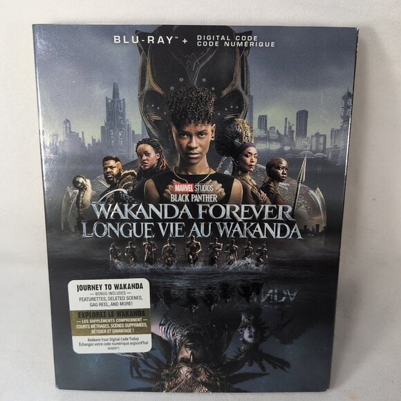 Black Panther: Wakanda Forever Blu-Ray New Sealed w/ slipcover BILINGUAL ENG FR - Picture 5 of 7